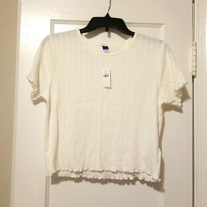 NWT Old Navy White Top Size M.